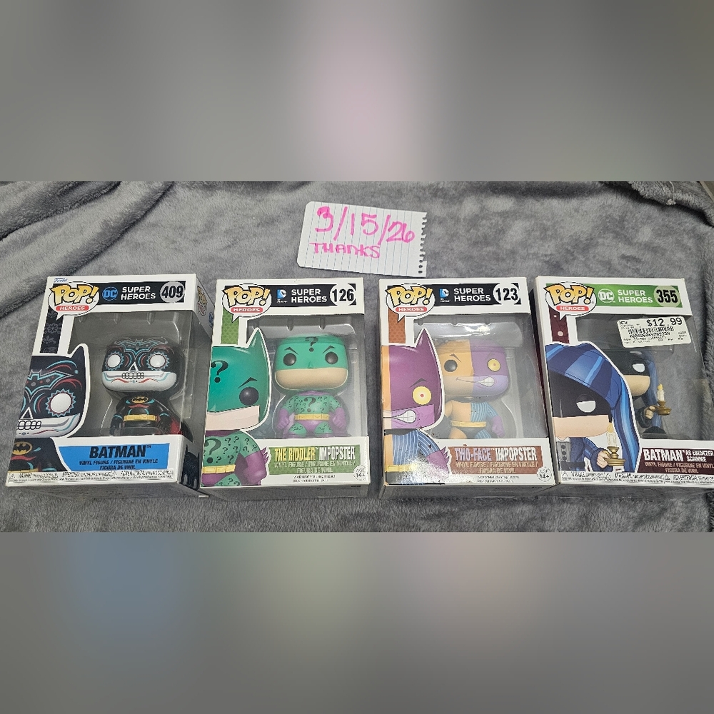 Funko Pop! Super Heroes Bundle - Batman & Villain Imposters (Set of 4)